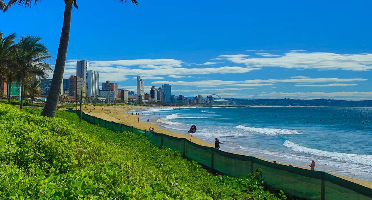 A picture of the Durban beachfront.